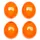 CABOCHON CLIGNOTANT SCOOT ADAPTABLE PEUGEOT 50 LUDIX, TKR FURIOUS, XP6 AV+AR ORANGE (x4) -REPLAY