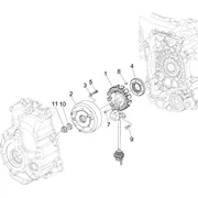 Volant magnetique