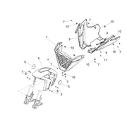 Garde-boue Av.-Embasement
