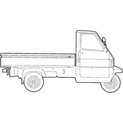 APE TM Diesel 400 Ape TM 703 Diesel LCS 422CC 2005-2012