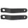 RIGHT CRANK ARM + LEFT MTB FAT BIKE LEADER FOX BRAGA MOTOR M500 170 mm ALUMINIUM BLACK (PAIR)