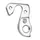 DERAILLEUR HANGER ALUMINIUM MARWI ORBEA GH-155 (SOLD INDIVIDUALLY CARDED)