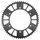ADAPTABLE 50CC GEARED MOTORCYCLE REAR SPROCKET FANTIC 50 XE 2021>, XM 2021> 420 60 DTS (DIAMETER 136/156/8.5) -AFAM