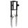 FOURCHE CYCLO ADAPTABLE MBK 51 SWING NOIR/GRIS (CONE DIAM 26.4 mm) -SELECTION P2R