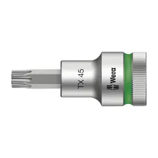 DOUILLE TORX WERA 8767 HF ZYKLOP 1/2 T45 LONGUEUR 60 mm (VENDU A L'UNITE) -MARQUE ALLEMANDE POUR LES ATELIERS