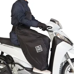 TABLIER COUVRE JAMBE PILOTE UNIVERSEL TUCANO LINUSCUD NOIR ETANCHE AVEC DOUBLURE THERMIQUE (R194)