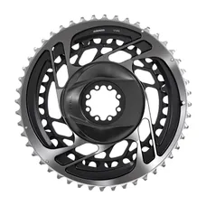 ROAD CHAINRING DIRECT MOUNT FOR SRAM OEM 46/33T INNER+OUTER RED 2X12-SPEED ALUMINIUM BLACK