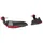 PROTEGE MAIN 50 A BOITE/MOTO UNIVERSEL OUVERT INSERT ALU CARBONE/ROUGE DIAM 13 et 17 mm -P2R