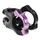 MTB STEM SWITCH ROCKER ALUMINIUM CNC BLACK/PURPLE HANDLEBAR 35 mm DH L 35 mm