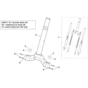 Fourche - Base avec tube