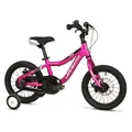 CONVENTIONAL BICYCLE CHILDREN'S 14 INCHES LEADER FOX FOX 2025 FUCHSIA MONOVITESSE FRAME ALUMINIUM (SIZE CHILDREN'S JUSQU'TO 105 cm) -MECANIQUE TO DISC