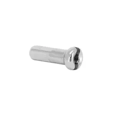SPOKE NIPPLE MACH1 SILVER ALUMINIUM FOR SPOKE 2.3 mm - DIAMETER UNDER HEAD 3.92 mm (UNIT BULK PACKED FOR ATELIER)