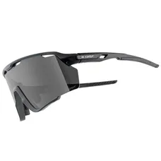 CYCLING GLASSES ADULT GIST NOVA MONTURE BLACK VERRE FUME POLYCARBONATE (PROTECTOR 100% CONTRE UVA, UVB, UVC AND LUMIERE BLEUE) COMPATIBLE CLIP VERRES CORRECTEURS REF 225388