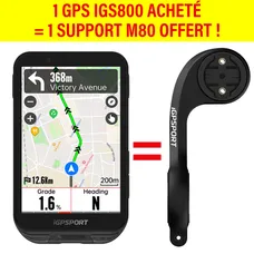 GPS / COMPTEUR iGPSPORT IGS800 COULEUR FULL TACTILE LCD - CARTOGRAPHIE / WIFI / ANT+ / AUTONOMIE 50H / MULTI FONCTIONS COMPATIBLE STRAVA ET KOMOOT EQUIVALENT GARMIN 840-1040