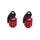 CAP OF VALVE SCOOTER/MOPED REPLAY VS GRENADE RED (PAIR)
