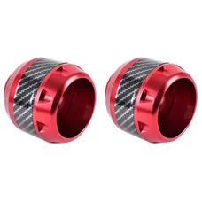 ECROU PROTECTION ANTICHUTE FIXATION MOYEU POUR TROTTINETTE KUKIRIN G2 MASTER/SMARTGYRO RYDER METAL ROUGE -SELECTION P2R