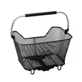 REAR BASKET FIL STEEL RACKTIME BASK IT 2.0 BLACK WITH ANSE ON CARRIER (43X29X31 CM) - COMPATIBLE SYSTEM RACKTIME SNAPIT 2.0 (VERSION APRES 2021 MONTE CHEZ SCOTT)