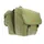 DOUBLE BICYCLE PANNIER HAPO.G 2X13,5L KAKI (35X34X13CM) - MOUNTING KIT SANGLES REGLABLES AND VELCROS ON CARRIER