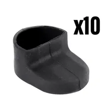 PROTECTION POUR CROCHET DE GARDE-BOUE ARRIERE DE TROTTINETTE XIAOMI M365, 1S, ESSENTIAL, PRO, PRO 2, MI 3 NOIR (VENDU PAR 10) -SELECTION P2R