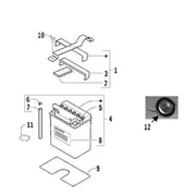 Relais - Batterie - Avertisseur sonore