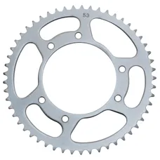 ADAPTABLE 50CC GEARED MOTORCYCLE REAR SPROCKET DERBI 50 SENDA 2003>/PEUGEOT 50 XP6 1997>2001 420 53 DTS (BORE 105 mm) -P2R