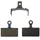 PLAQUETTE DE FREIN VTT SHIMANO XT M8000/M785 - XTR M9000/M985 SLX M7000/M666/M675 (NEWTON ORGANIC) (PAIRE SUR CARTE)