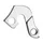 DERAILLEUR HANGER ALUMINIUM MARWI FOCUS/RALEIGH... GH-061 (SOLD INDIVIDUALLY CARDED)
