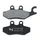 PLAQUETTE DE FREIN NEWFREN POUR PIAGGIO 250-500 MP3 AR, 125 X-EVO AR, 125-250 X9 EVOLUTION AV DROIT 2006>, 400 X8 AV (FD0365B) (ELITE ORGANIQUE)