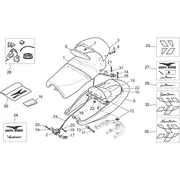 Selle - Queue de carenage