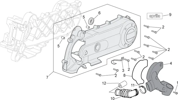 Couvercle variateur