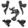 GROUPE/TRANSMISSION GRAVEL LTWOO 1X12-SPEED GRT SERIES DISC HYDRAULIC CARBON BLACK/OR (REAR DERAILLEUR - LEVIERS/MANETTES WITH ETRIERS FRONT AND REAR) (BOXED) -OIL MINERALE