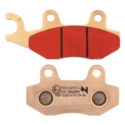 BRAKE PAD SET NEWFREN FOR APRILIA 125 RX 2018> FRONT/PEUGEOT 125 DJANGO 2014> FRONT, 300 SATELIS 2013> FRONT/TRIUMPH 900 STREET TWIN 2016> REAR (FD0122TS) (TOURING SINTERED METAL)