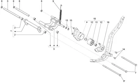Bras oscillant