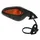 ADAPTABLE REAR-VIEW MIRROR MV AGUSTA 1000 F4 2004>2006 LEFT BLACK (OE 80BOA3228) (CE APPROVED) -P2R SELECTION