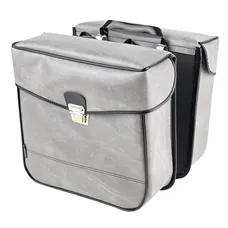 BICYCLE PANNIER SPORFABRIC S14 TUC MOUNTING KIT CROCHET - EFFET CUIR GREY (LG33XL11XH28) (PAIR)