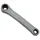 LEFT CRANK ARM 170 NEWTON STEEL PLASTIFIE GREY (CARDED)