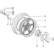 Roue arrière