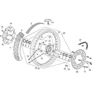 Roue arrière