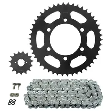 KIT CHAINE ADAPTABLE DUCATI 620 MONSTER 2002>2004 520 15x46 (DIAM COURONNE 100/124/11) (DEMULTIPLICATION ORIGINE) -AFAM