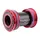 BOTTOM BRACKET CUP THREADED ROAD TRIPEAK 3EN1 CERAMIC BOX OF 86 mm DIAMETER T47 MM FOR AXLE 24 mm, 28.99 mm, 30 mm (COMPATIBLE SRAM DUB, ROTOR 3D, SHIMANO, COLNAGO, TREK, SEKA) -CUP RED