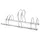 PARKING RACK 3 BICYCLES WIDTH ADJUSTABLE WITH 2 LEVELS FOR PNEUS LARGES AND FATBIKE