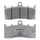 BRAKE PAD SET NISSIN FOR BMW 850 R R 2002> FRONT, 1100 R S 2000>2006 FRONT, 1150 R R 1999>2006 FRONT, 1200 R R 2006>2014 FRONT, 1300 K R 2009>2015 FRONT, 1600 K GT 2010> FRONT (A0610) (SEMI METAL) -ECE R90