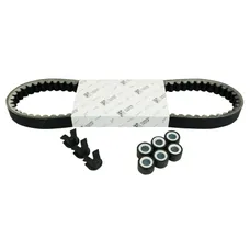 KIT TRANSMISSION (COURROIE, GALETS, GUIDES) ORIGINE PIAGGIO 125 LIBERTY IGET 2016>2020, VESPA PRIMAVERA IGET 2016>2020 -1R000440