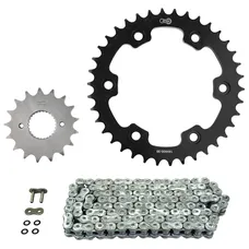 KIT CHAINE ADAPTABLE ROYAL ENFIELD 500 CLASSIC EFI 2016>2020, BULLET EFI 2016>2018 530 17x38 (DEMULTIPLICATION ORIGINE) -AFAM