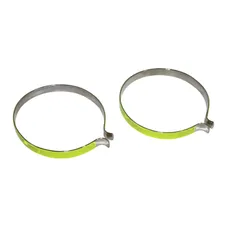 PINCE PANTALON P2R STEEL CHROME-PLATED WITH BANDE REFLECHISSANTE (PAIR)