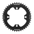 E-BIKE CHAINRING 4-BOLT DIA. 104 FOR BOSCH STRONGLIGHT -4- 42T SINGLE BLACK ALUMINIUM 7075 (FOR SYSTEM 4EME GENERATION) COMPATIBLE WITH SPIDER REF 181118 NARROW WIDE