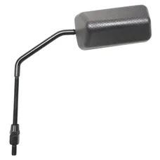 REAR-VIEW MIRROR SCOOTER REPLAY F1 DIAMETER 8 REVERSIBLE CARBON TRESSE MATTE (X1) -ROD LONG BLACK- **