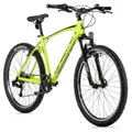CONVENTIONAL BICYCLE MTB 26 LEADER FOX MXC YELLOW FLUORESCENT 8-SPEED FRAME 20 INCHES (SIZE JUNIOR GARCON 164 TO 172 cm)