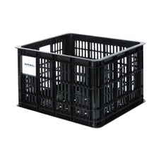 BASKET/CAISSE PLASTIC RECYCLE BASIL BLACK 29L FRONT/REAR (33X44X25CM) (POSSIBILITE OF FIXER WITH REF 150413)