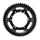 ADAPTABLE MOPED REAR SPROCKET PEUGEOT 103 WHEEL SPOKES STEEL 50 DTS (BORE 94 mm) 10 HOLES BLACK -P2R SELECTION